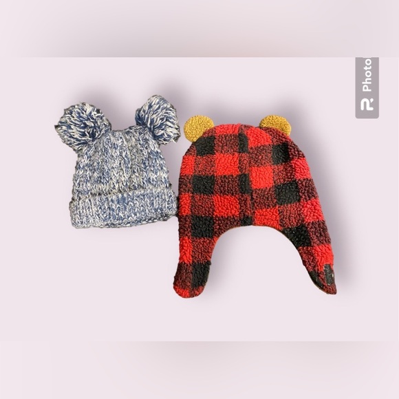 Set of 2 Baby Winter Hats - Picture 2 of 2